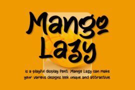 Mango Lazy – Personal Use Font