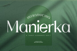 Manierka Personal Use Font