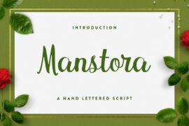 Manstora Font Family
