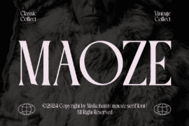 MAOZE Font