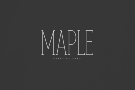 Maple Font
