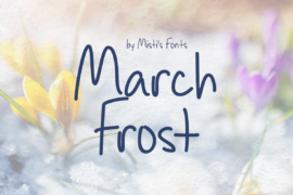 March Frost Font