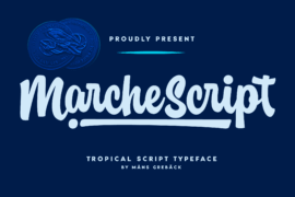 Marche Script PERSONAL USE Font
