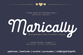 Marically Trial Font