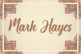Mark Hayes Demo Font