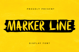 Marker Line – Personal Use Font