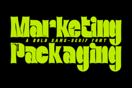 Marketing Packaging Demo Font