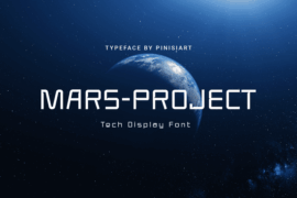 Mars-Project Font