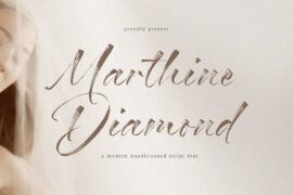 Marthine Diamond Font