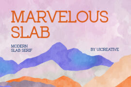 MarvelousSlab Font