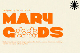 MARY GOODS Font
