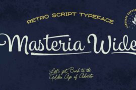 Masteria Wide PERSONAL USE Font Family