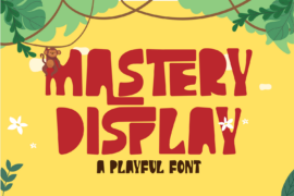 MASTERY DISPLAY DEMO Font