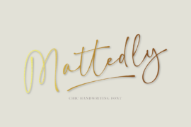 Mattedly Font