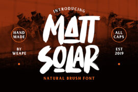 Mattsolar Font
