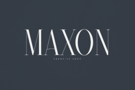 Maxon Font