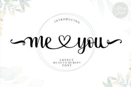 Me Love You – Personal Use Font