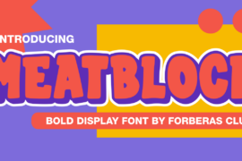 Meatblock Demo Font