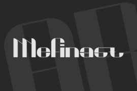 Mefinast Font