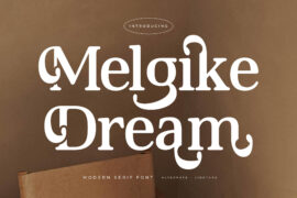 Melgike Dream DEMO VERSION Font Family