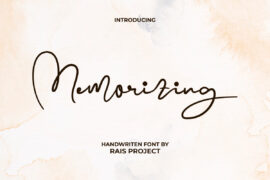 Memorizing Demo Font