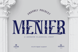 MENIERtrial Font