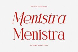 Menistra DEMO VERSION Font Family