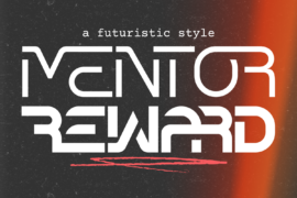 Mentor Reward Demo Font