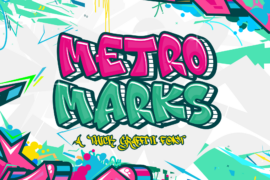 Metro Marks Font