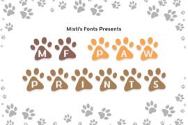 MF Paw Prints Font