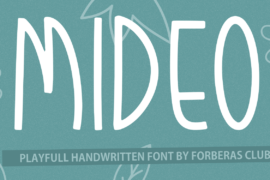 Mideo Font