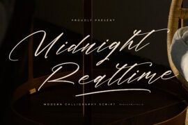 Midnight Realtime DEMO VERSION Font Family