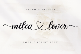 milea lover Font