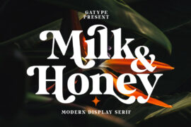Milk And Honey Font