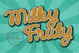 Milky Fruty Font Family