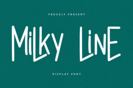 Milky Line Font
