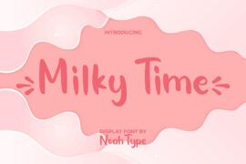 Milky Time Demo Font