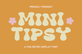 Mini Tipsy Font