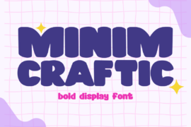 Minim Craftic Font