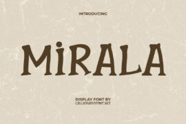 MiralaDemo Font