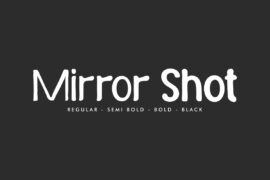 Mirror Shot Demo Font Family