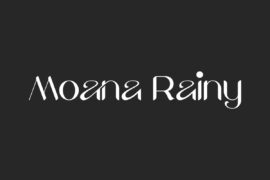 Moana Rainy Demo Font
