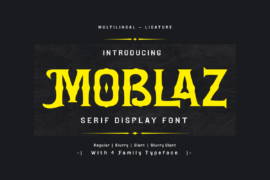MOBLAZ Trial Font