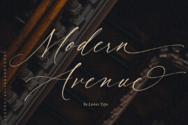 Modern Avenue Font
