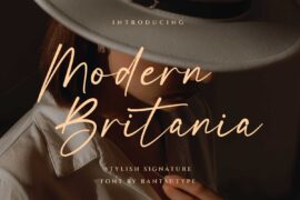 Modern Britania Font