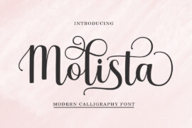 Molista Script Font