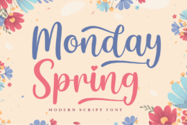 Monday Spring Font