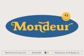 Mondeur Free Font Family