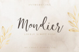 Mondier Free Font Family