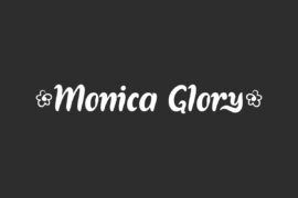 MonicaGloryDemo Font